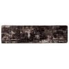 vidaXL Teppichl&auml;ufer MARSA Schwarz 80 x 400 cm Polyester und PVC