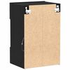 vidaXL TV-Schrankset 2 pcs Schwarz 40 x 30 x 60,5 cm Holzwerkstoff