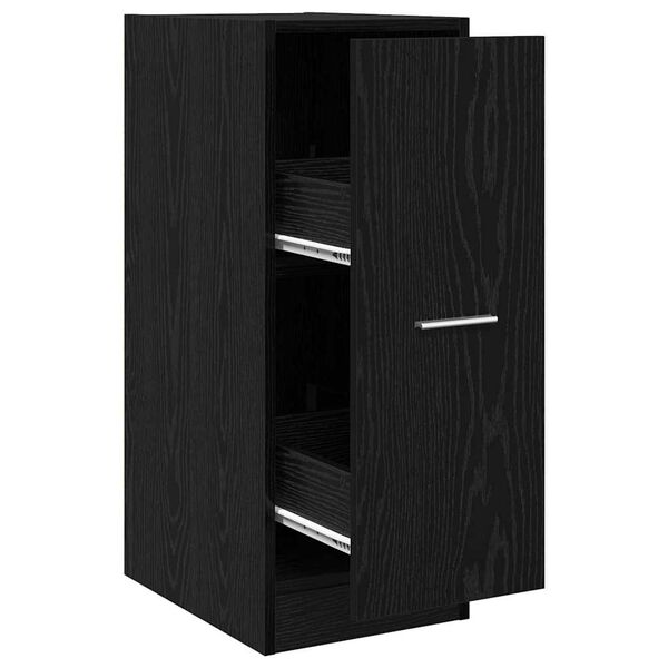 vidaXL Apothekerschrank Schwarze Eiche 30 x 41 x 77,5 cm Holzwerkstoff