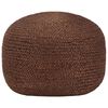 vidaXL Handgefertigter Sitzpuff Braun 40 x 45 cm Jute