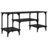 vidaXL TV-Schr&auml;nk Schwarz Eichen-Optik 102 x 35 x 45,5 cm