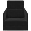 vidaXL Schlafsofa Schwarz 65 x 80 x 83 cm Samt