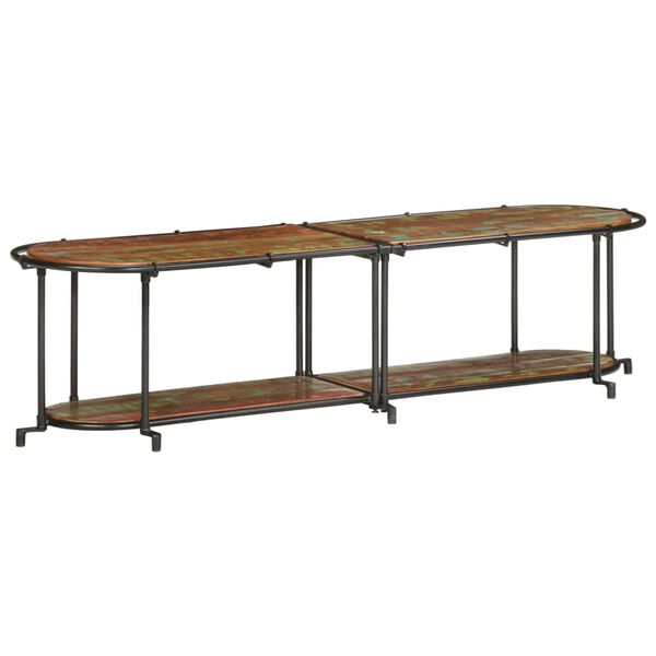 vidaXL TV-Regal 160x42x40 cm Altholz Massiv