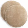 vidaXL Kissenbezug 2 stk. HEERLEN Taupe &Oslash; 40 cm Chenille-Stoff