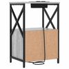 vidaXL Nachttisch 2 pcs Graues Sonoma 40 x 31 x 60 cm Holzwerkstoff