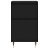 vidaXL Sideboards 2 Stk. Schwarz 40x35x70 cm Holzwerkstoff