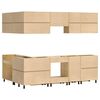 vidaXL Schrank mit Schubladen 10 pcs Honig Massives Kiefernholz