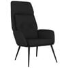 vidaXL Relaxsessel Schwarz Wildleder-Optik