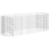 vidaXL Gabionen-Hochbeet Verzinktes Eisen 300x100x100 cm