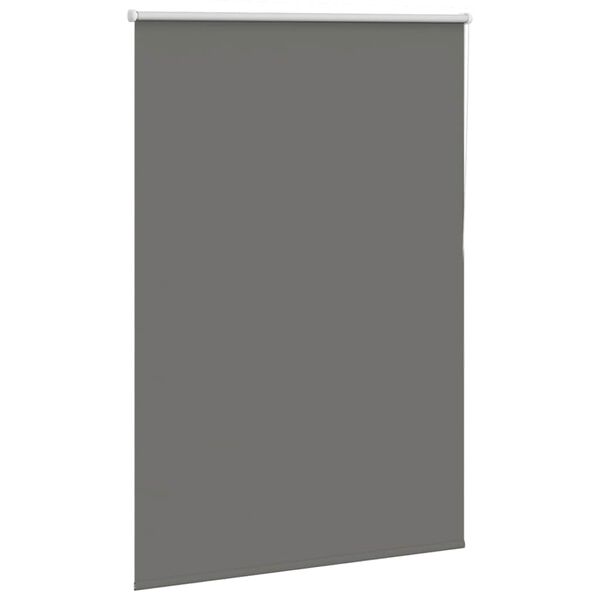 vidaXL Verdunkelungsrollo Grau 90x175 cm Stoffbreite 85,7 cm Polyester