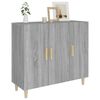 vidaXL Sideboard Grau Sonoma 90x34x80 cm Holzwerkstoff