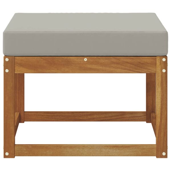 vidaXL Outdoor-Fu&szlig;hocker Massivholz Akazie Natur