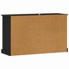 vidaXL Sideboard Schwarz Eichen-Optik 100 x 35,5 x 60 cm Holzwerkstoff