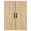 vidaXL Highboard Sonoma-Eiche 69,5x34x180 cm Holzwerkstoff