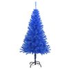 vidaXL K&uuml;nstlicher Weihnachtsbaum mit St&auml;nder Blau 120 cm PVC
