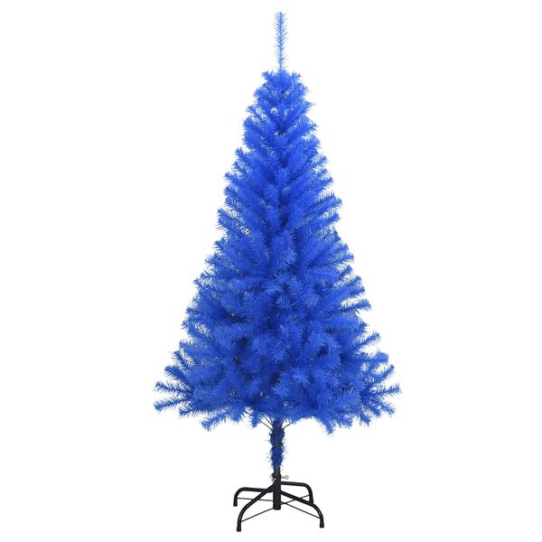 vidaXL K&uuml;nstlicher Weihnachtsbaum mit St&auml;nder Blau 120 cm PVC