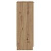 vidaXL Schuhschrank Artisan-Eiche 59x35x100,5 cm Holzwerkstoff