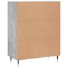 vidaXL Sideboard Betongrau 69,5x34x90 cm Holzwerkstoff
