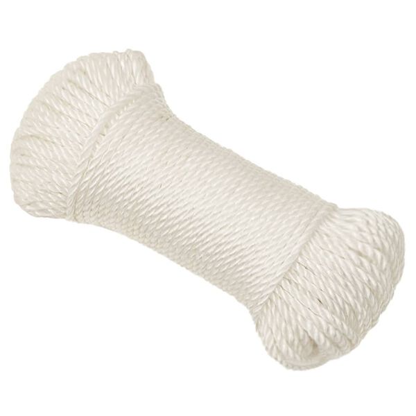 vidaXL Arbeitsseil Weiß 6 mm 500 m Polypropylen