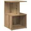vidaXL Nachttische 2 Stk. Artisan-Eiche 35x35x55 cm Holzwerkstoff