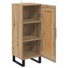 vidaXL Sideboard Artisan-Eiche 34,5 x 34 x 90 cm Verbundholz und Eisen