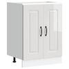 vidaXL Sp&uuml;lenunterschrank Kalmar Hochglanz-Wei&szlig; 60x46x81,5 cm