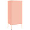 vidaXL Lagerschrank Rosa 42,5x35x101,5 cm Stahl
