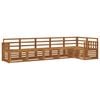 vidaXL Outdoor-Sofagarnitur 6 Stk. Natur Polyester