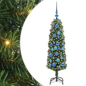 vidaXL K&uuml;nstlicher Weihnachtsbaum mit 150 LEDs mit St&auml;nder Gr&uuml;n 120 cm