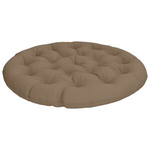 vidaXL Papasan-Sessel-Kissen VIANEN 100 % Polyester Taupe