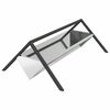 vidaXL Futtertr&ouml;ge f&uuml;r Nutztiere Silber 111 x 76 x 38 cm 10 kg
