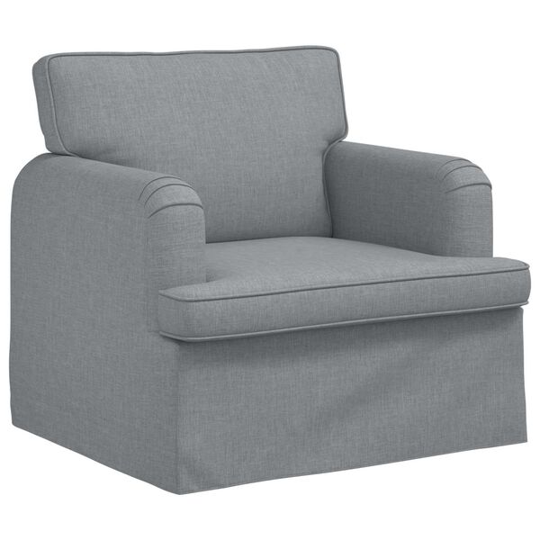 vidaXL Sofa 2 pcs Hellgrau