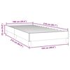 vidaXL Boxspringbett ohne Matratze Dunkelgr&uuml;n 100x210 cm Samt