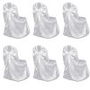 6 x Stuhlhusse f&uuml;r Hochzeit Bankett wei&szlig;