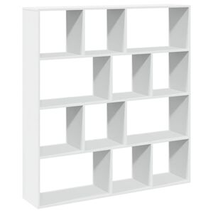 vidaXL B&uuml;cherregal Wei&szlig; 132x29x141,5 cm Holzwerkstoff