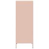 vidaXL Highboard Rosa 35x39x103,5 cm Stahl