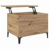 vidaXL Couchtisch Artisan-Eiche 60 x 44,5 x 45 cm Holzwerkstoff