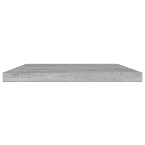 vidaXL B&uuml;cherregal-Bretter 8 Stk. Betongrau 60x10x1,5 cm Holzwerkstoff