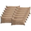 vidaXL Kissenbezug 12 stk. HOUTEN Braun 40 x 80 cm Chenille-Stoff