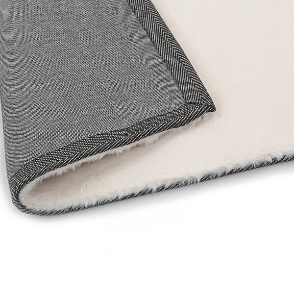 vidaXL Teppich 160&times;230 cm Kunstkaninchenfell Creme