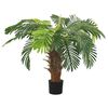 vidaXL K&uuml;nstliche Palme Cycas mit Topf 90 cm Gr&uuml;n