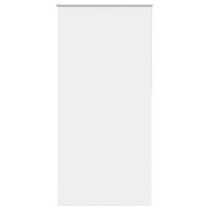 vidaXL Verdunkelungsrollo Wei&szlig; 105x230cm Stoffbreite 100,7cm Polyester