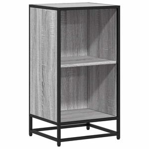vidaXL B&uuml;cherregal Grau Sonoma 40x35x76 cm Holzwerkstoff