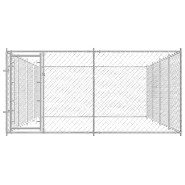 vidaXL Outdoor-Hundezwinger 7,6x3,8x1,9 m