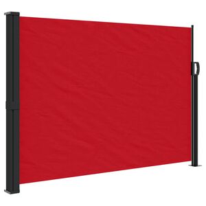 vidaXL Seitenmarkise Ausziehbar Rot 140x600 cm