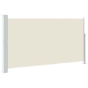 vidaXL Ausziehbare Seitenmarkise 170&times;300 cm Creme