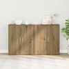 vidaXL Sideboard 2 pcs Artisan-Eiche 60 x 31 x 70 cm Holzwerkstoff
