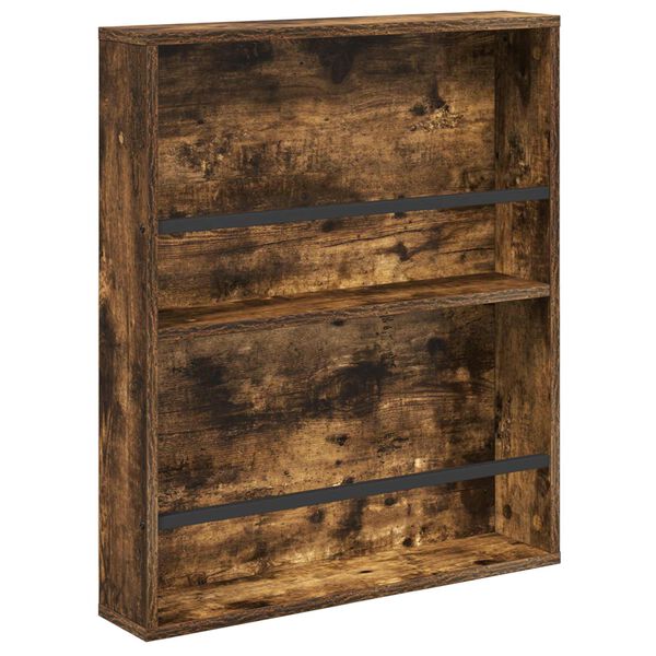 vidaXL Magazinregal Ger&auml;ucherte Eiche 60 x 12 x 70 cm Holzwerkstoff