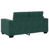 vidaXL | Sofa Set | 2 pcs Dunkelgr&uuml;n 221 x 78 x 80 cm Samt