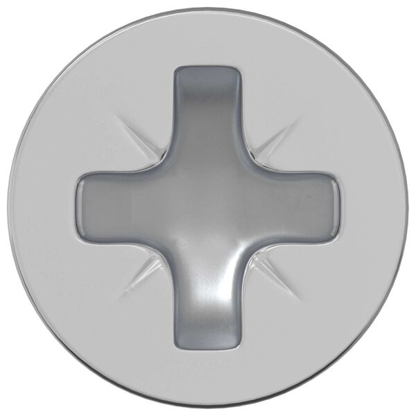 vidaXL Schraube 2 pcs Silber M6 x 12 mm Eisen